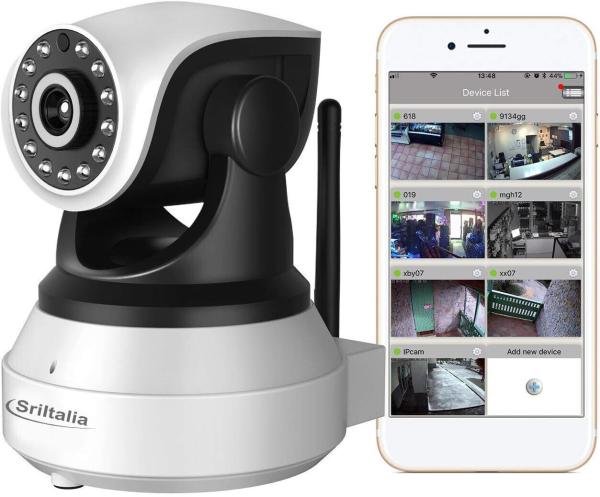 Sricam Italia SP017-S IP-Kamera-HD-Überwachungskamera, 3MP, kabellose P2P-Kamera