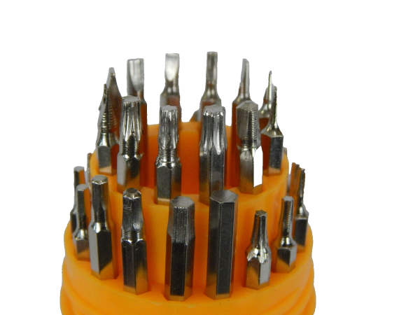 Bit Satz Mini Set Uhrmacher Torx Feinmechanik Werkzeug Schraubenzieher 31 tlg.