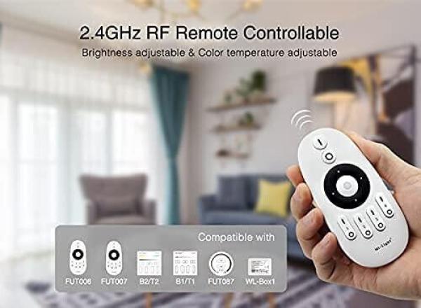 2.4G Funk LED Controller FUT035S CCT/TunableWhite 12-24V 2 Kanal