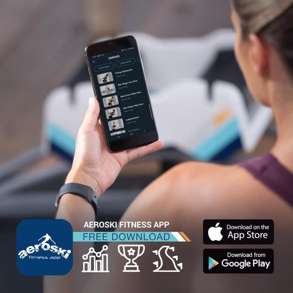 Kendox AeroSki Ganzkörper-Ski-Trainer inkl. VR-Brille für Smartphone Heimtrainer