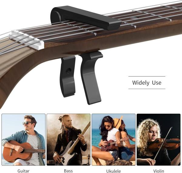 Poynic Einhand-Gitarren-Kapodaster für fast alle Gitarren