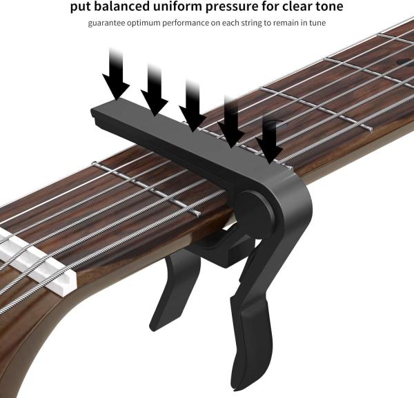 Poynic Einhand-Gitarren-Kapodaster für fast alle Gitarren