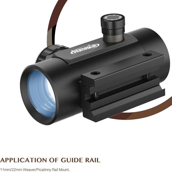 Softair Red Dot Visier für 20mm/22mm Schiene Leuchtpunktvisier Rotpunktvisier
