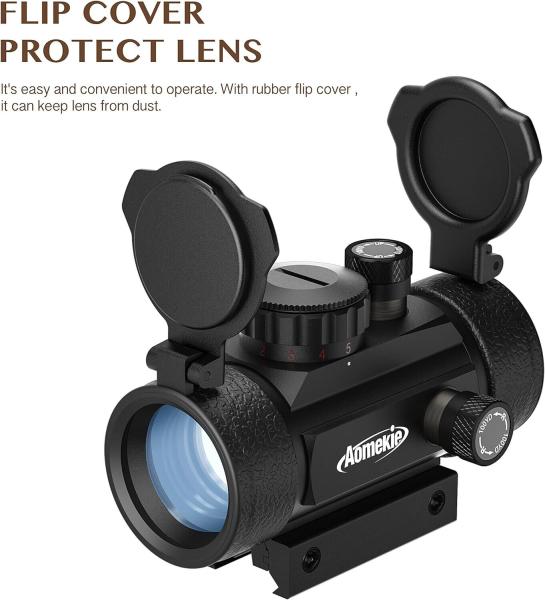 Softair Red Dot Visier für 20mm/22mm Schiene Leuchtpunktvisier Rotpunktvisier