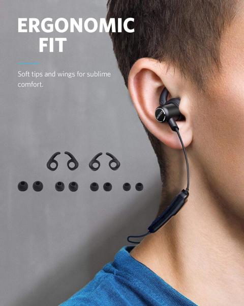 Anker Soundbuds Slim + Bluetooth Kopfhörer Upgraded Kabellose In-Ear Kopfhörer