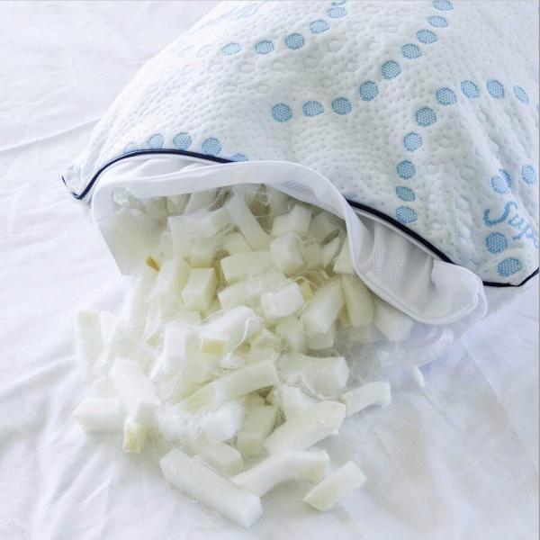Dreamolino Super Sleeper - Individuell anpassbares Kissen in Weiß
