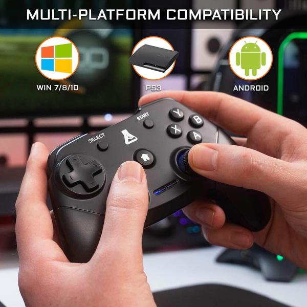 THE G-LAB K-Pad Thorium Wireless Gaming-Controller Joystick für PS4, PC Windows