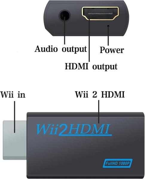 wii hdmi Adapter Wii zu HDMI 720p/1080P HD Konverter Adapter hdmi Adapter für wi