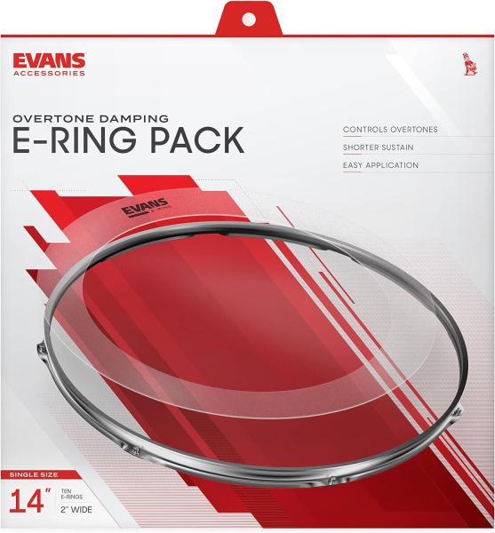 Evans E14ER2 35,5 cm (14 Zoll) Dämpfungsringe (9 er Pack)