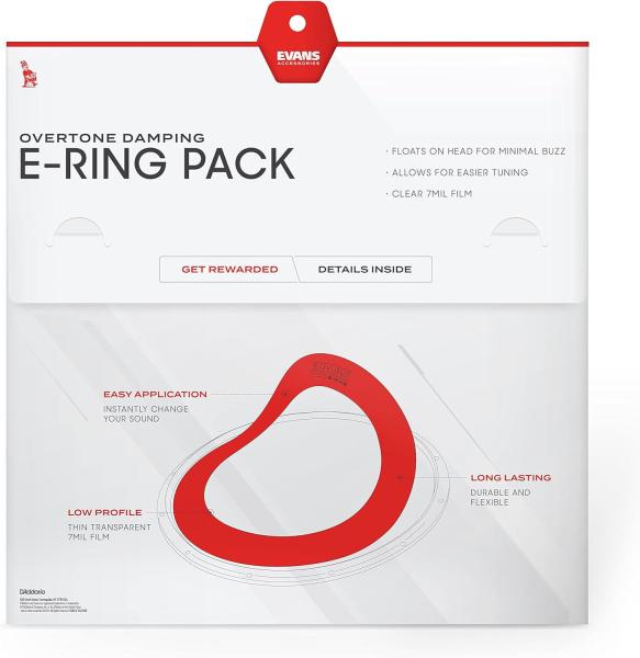 Evans E14ER2 35,5 cm (14 Zoll) Dämpfungsringe (9 er Pack)