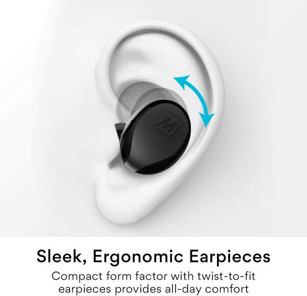 MEE audio, X10 Truly Wireless In-Ear-Kopfhörer mit ergonomischem Design, IPX5