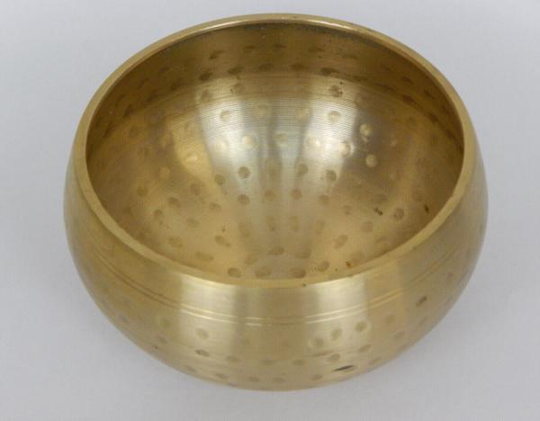 Große Tibetische Klangschale 474g, 11cm. Set für Yoga Meditation Schule als Gong