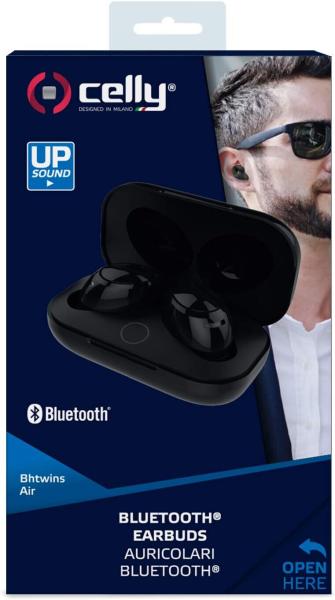 Celly-True Wireless Earbuds Bhtwins AIR  Bluetooth In-Ear Kopfhörer dunkelblau