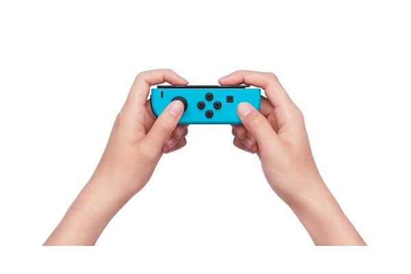 Nintendo Joy-Con Controller Links, Kompatibel mit Spielkonsolen, Neonblau