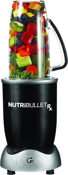 NutriBullet RX 1700 Watt schwarz Mixer mit Extraktor-Klinge macht Superfood