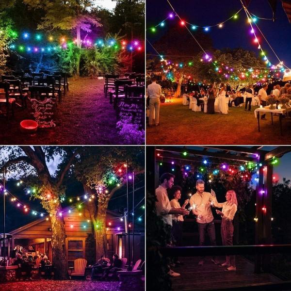 LED-Lichterkette BUNT "Kugel" ca. 2cm, Länge 8m, 60LED´s