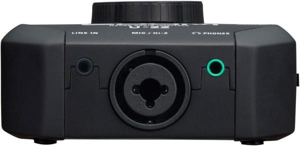 ZOOM U22 Handy Audio Interface MIDI Zuschaltbar Phantomspeisung in Schwarz
