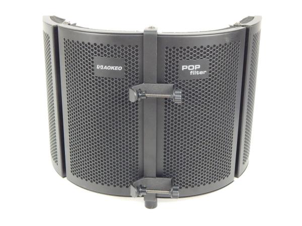 Aokeo Mikrofon Pop Filter mit Absorbierender Schaumschicht Schallabsorbierend
