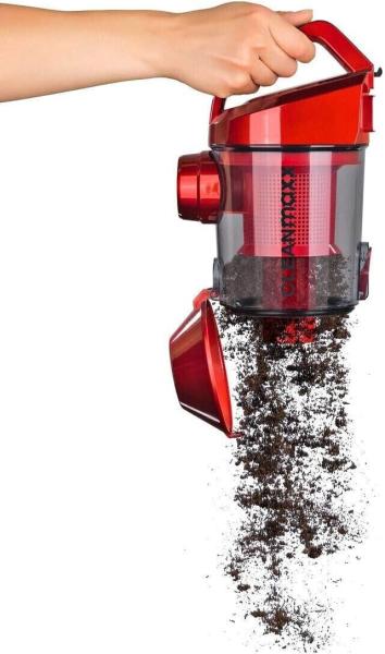 CLEANMAXX Zyklon-Staubsauger beutellos 700W Bodenstaubsauger Staubsauger in Rot