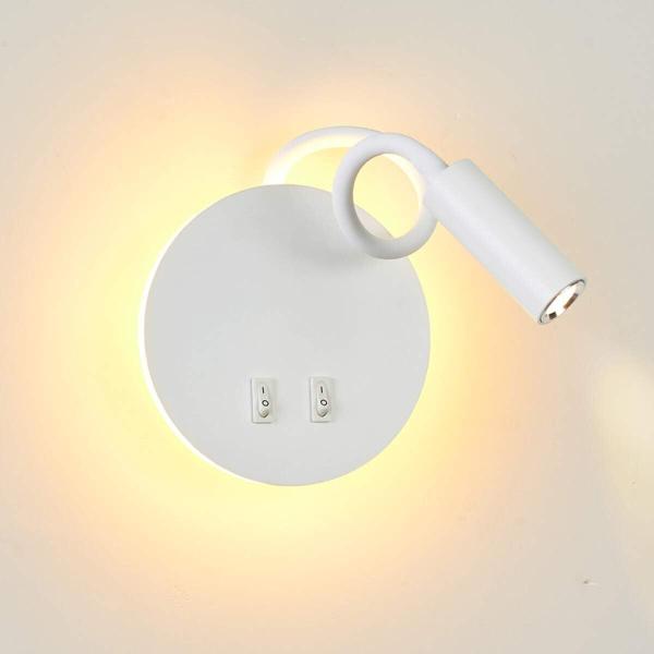 LED leselampe wandlampe mit schalter Modern wandleselampe Bettlampe Wandleuchte