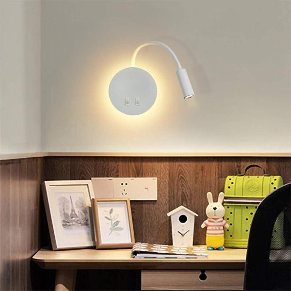 LED leselampe wandlampe mit schalter Modern wandleselampe Bettlampe Wandleuchte