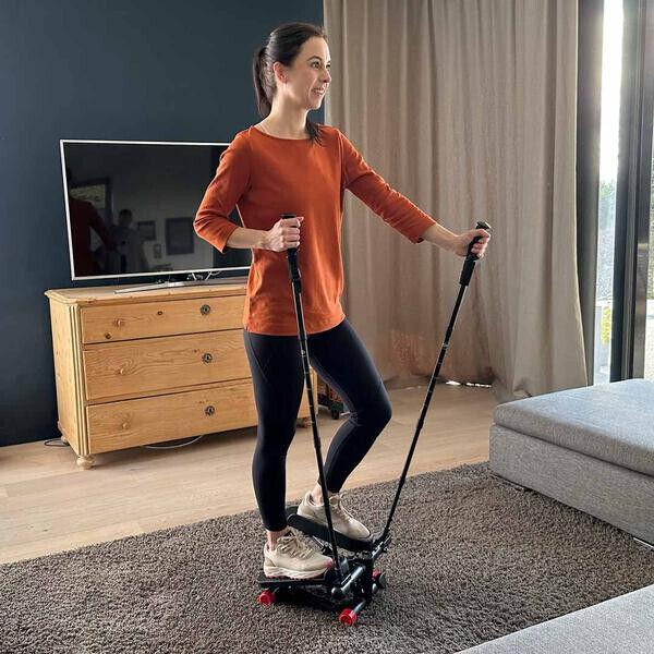 Kendox StepShaper 3in1 Swing Stepper 100kg mit Display für Bein und Po-Training