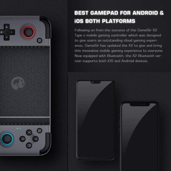GameSir X2 Mobiler Bluetooth-Gaming-Controller, Bluetooth 4.2-Gamecontroller