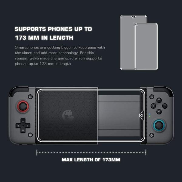 GameSir X2 Mobiler Bluetooth-Gaming-Controller, Bluetooth 4.2-Gamecontroller