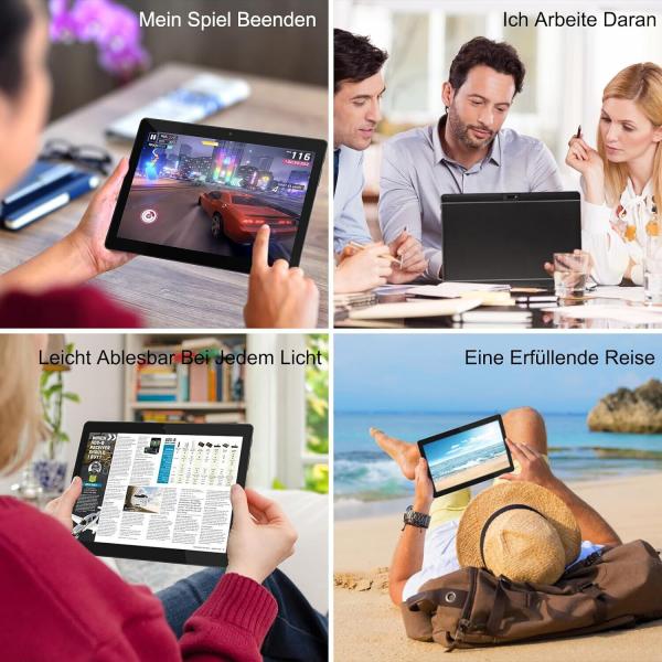 Tablet, 10.1 Zoll Android Tablet PC, 2 GB RAM 32 GB ROM, 1280 x 800 HD IPS, 3G