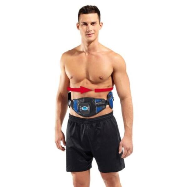 ABS-A Round Bauchmuskelgürtel L-XL Bauchmuskel-Gürtel Platinum Muskeltraining