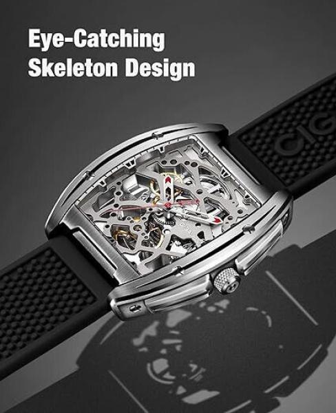 CIGA Design Automatik Uhr Herren - Z Serie Armbanduhr Mechanische Skelettuhr