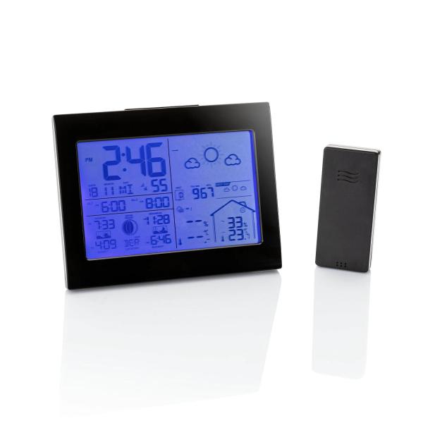 Funk Wetterstation Funk-Wetterstation mit 2 Tage Vorhersage Wecker