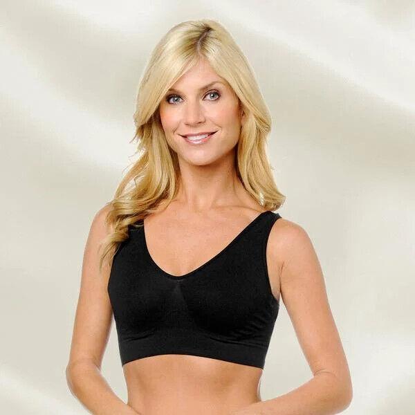 Ahh Bra 3er Set - Größe S - Schwarz, Weiß, Hautfarben Damen BH bei 30° Waschbar