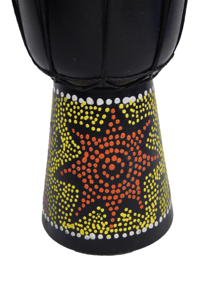 Djembe Trommel Bongo Afrika Holz Musik Instrument Rhythmus Percussion 25cm