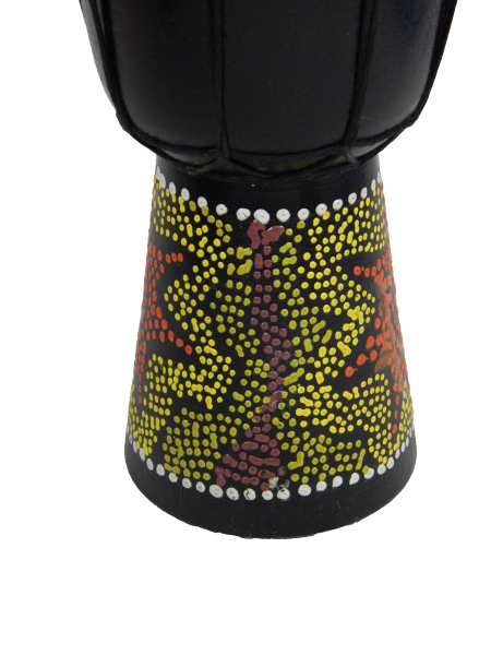Djembe Trommel Bongo Afrika Holz Musik Instrument Rhythmus Percussion 25cm