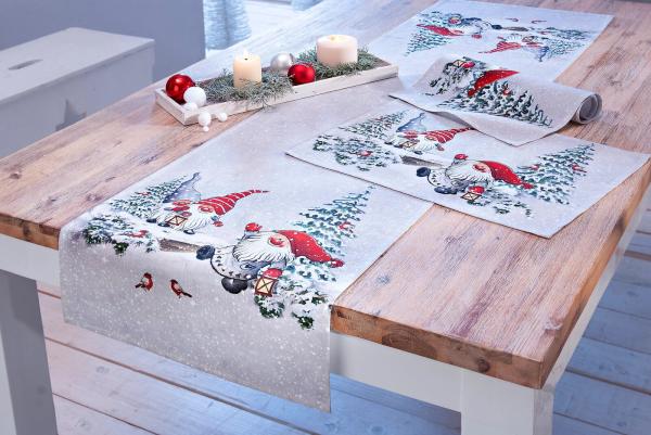 Tischsets "Weihnachtswichtel", 2er-Set