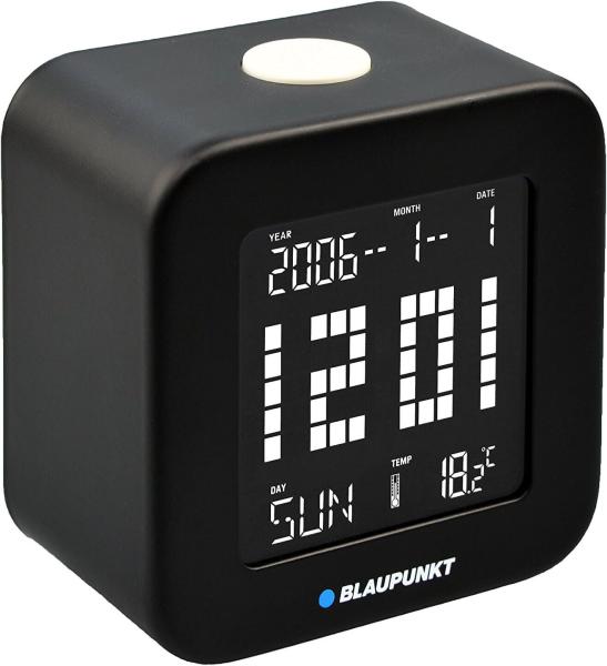 Blaupunkt CL 10 BK Multifunktionswecker (Alarm and Snooze, Datum, Wochenanzeige