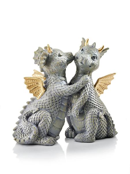 Dekofigur "Drachenpärchen" Deko Dekoration Drachen Deko Wohnungsdeko