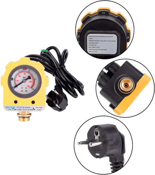220V 10 Bar Druckregler Pumpen Automatische Druckregler Elektronische Schalter